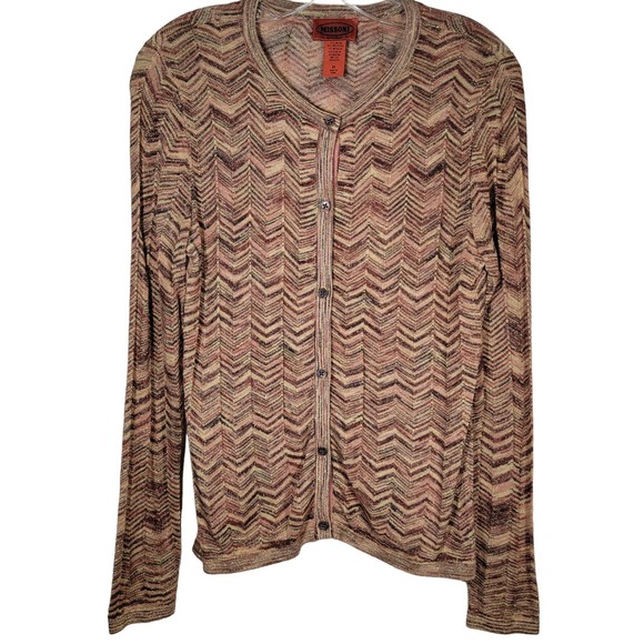 Missoni for Target Zigzag Cardigan - Brown and Cream - Picture 1 of 10